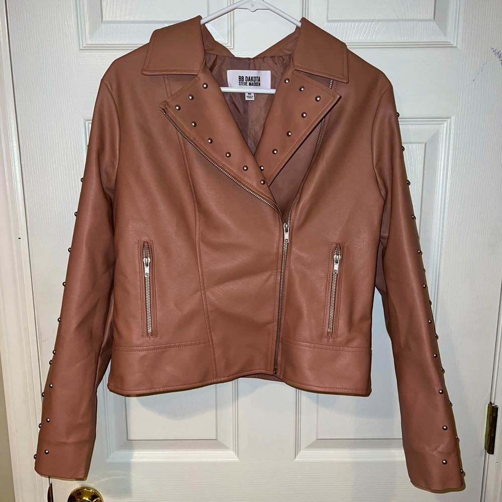 BB Dakota studded leather jacket